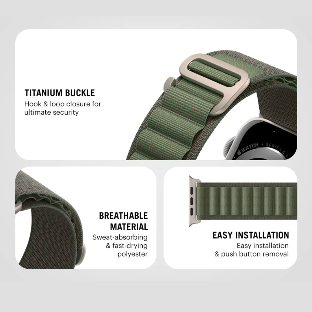 Ridge Alpine Loop Apple Watch Bands