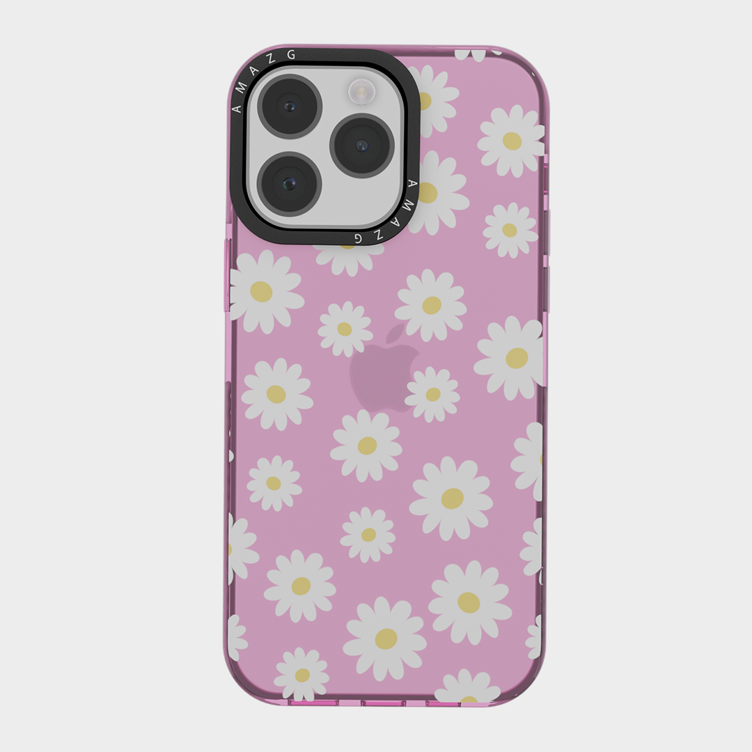 AMAZG White Daisies Resilient iPhone Case
