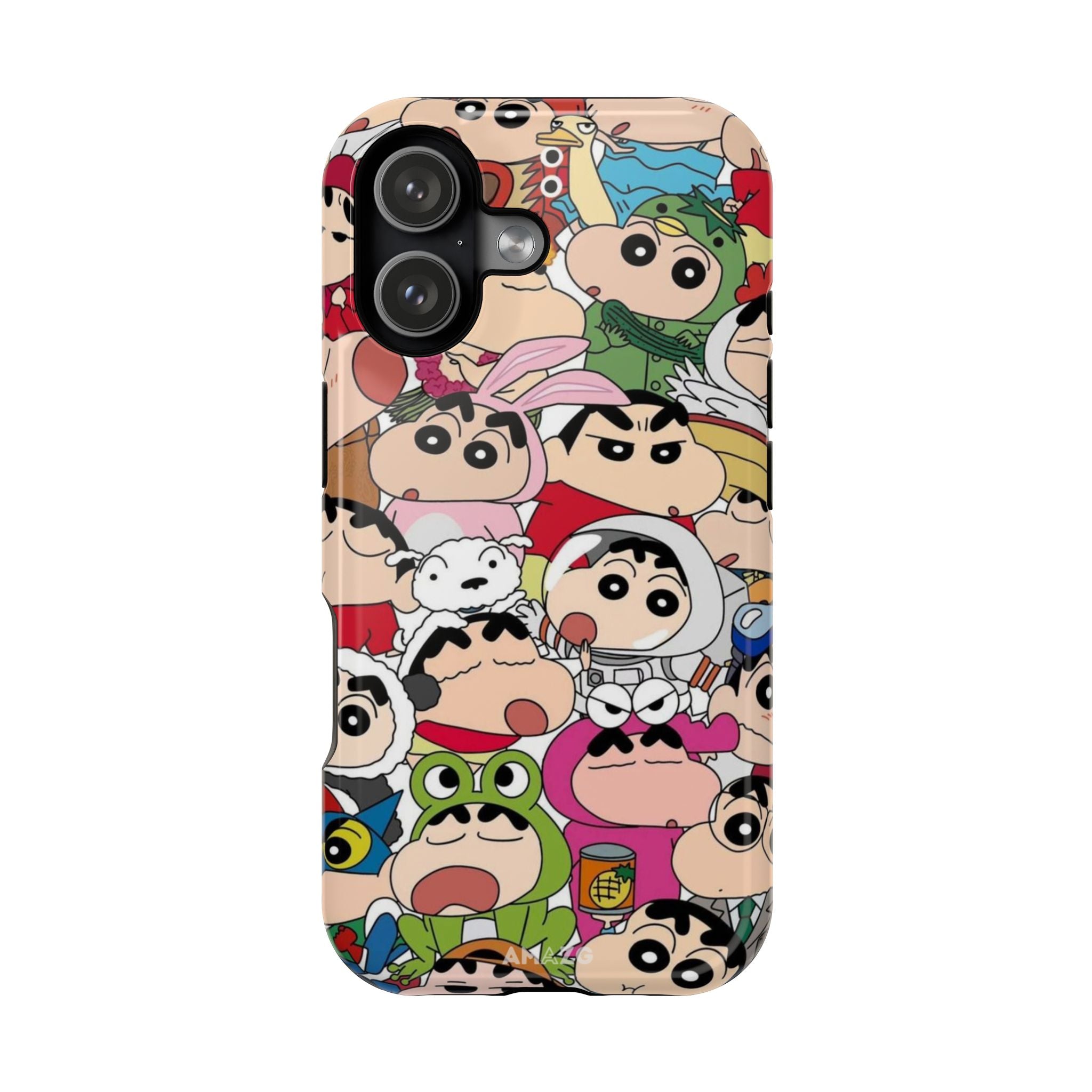 Shinchan Cartoon Case For iPhone 16 Plus