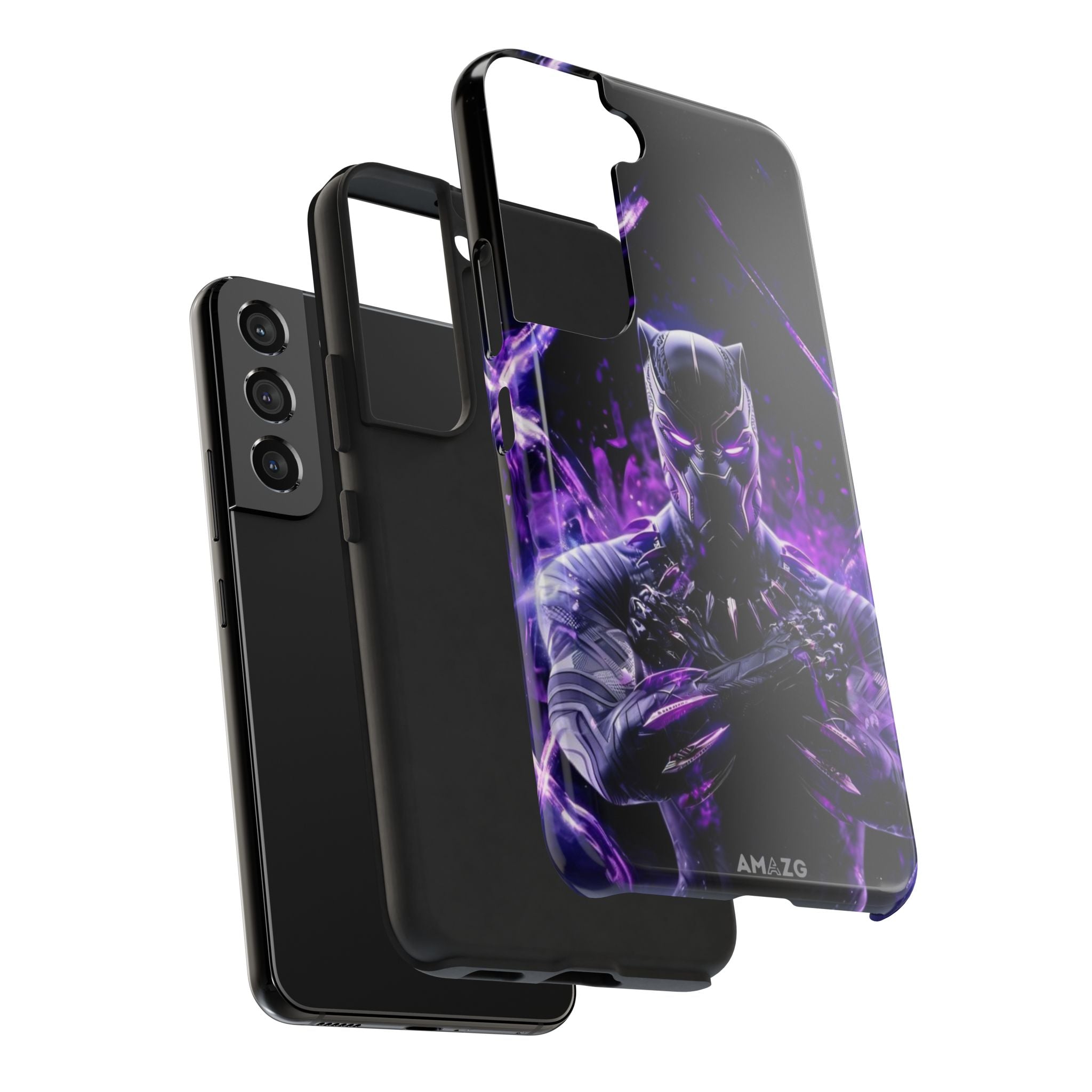 Black Panther Case Designed For Samsung S22
