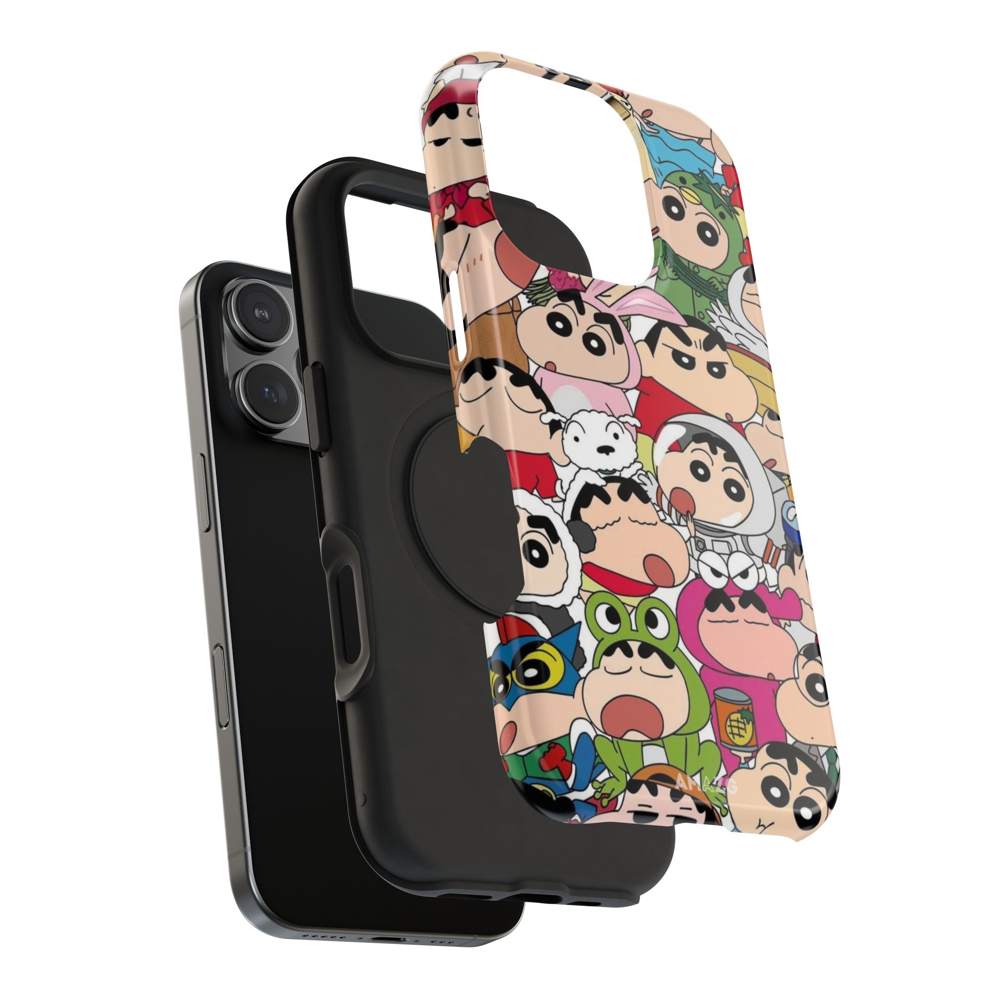 Shinchan Cartoon Case For iPhone 16 Pro