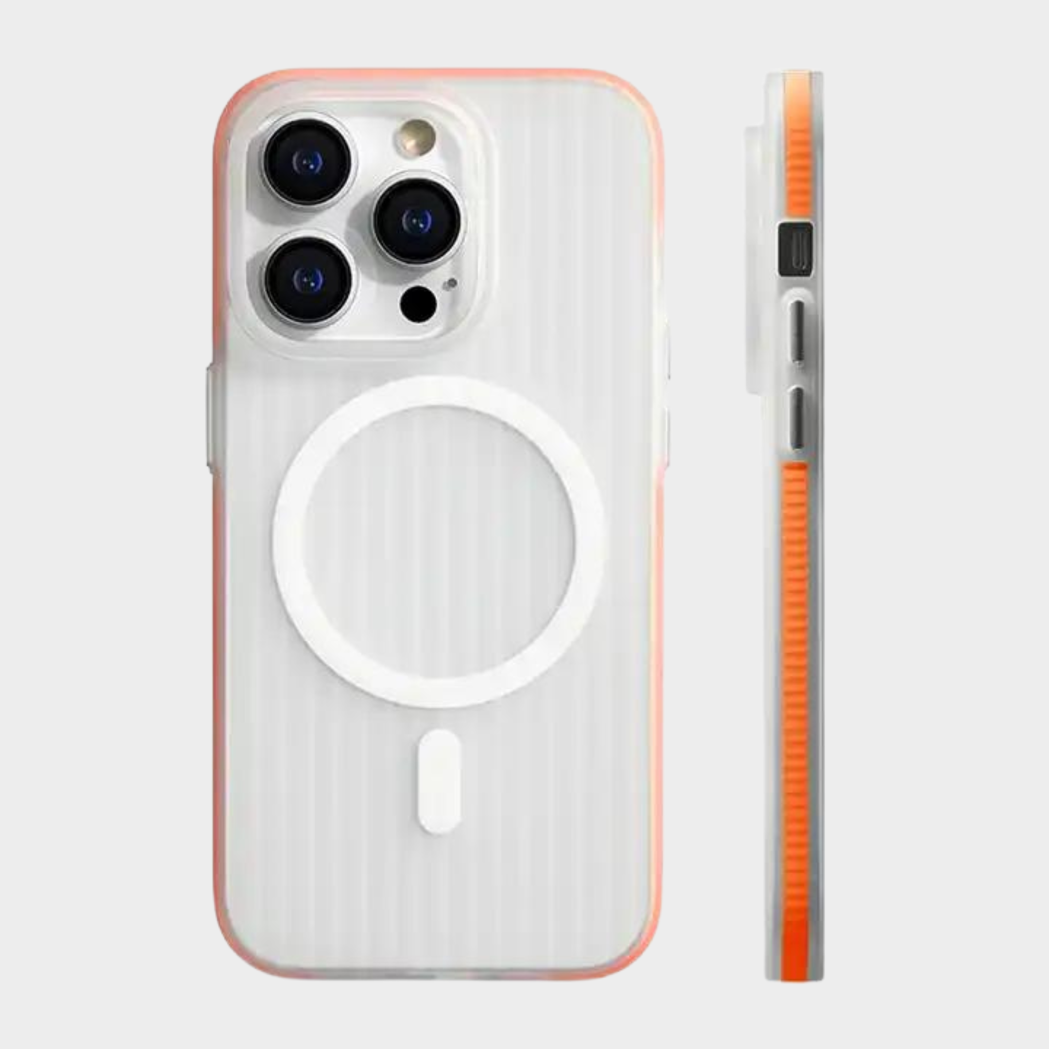 Phone case with MagSafe feature on a white background