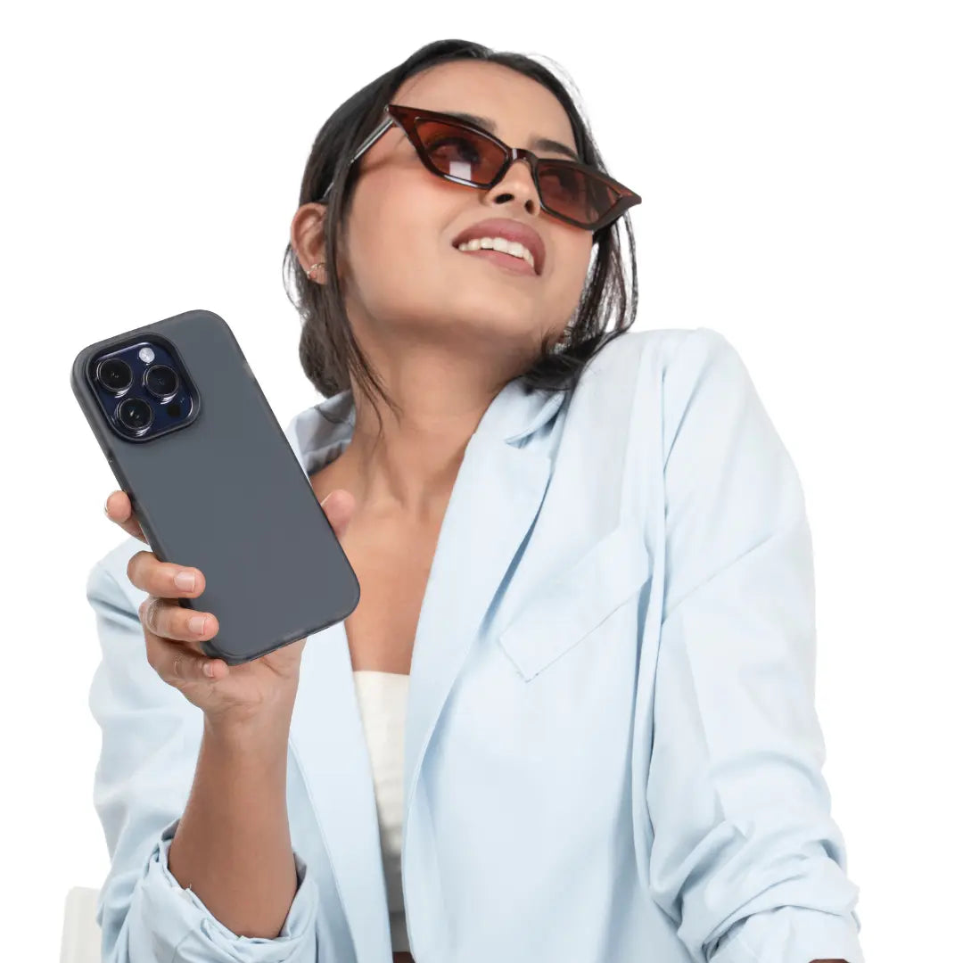 AMAZG Frosted Armor iPhone Case (5 ft Drop Protection | Internal Crash Airbag | Scratch Proof | Anti-Fingerprint & Wireless Charging Support)