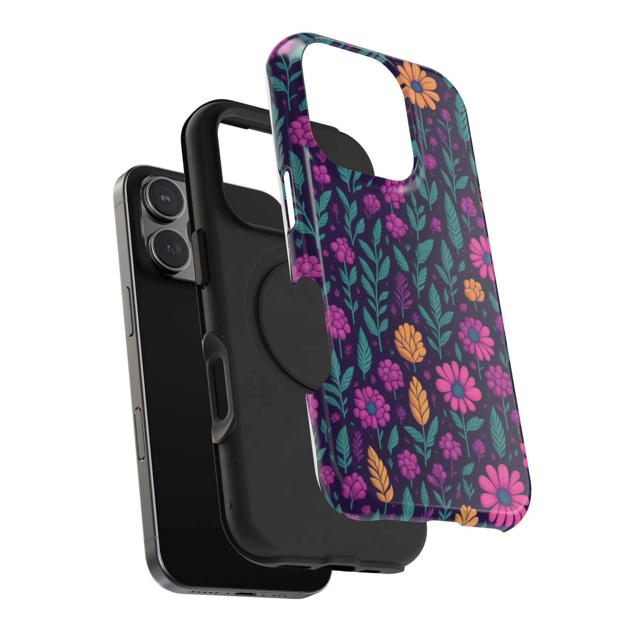 Lavender Beautiful Flower Case For iPhone 16 Pro Max