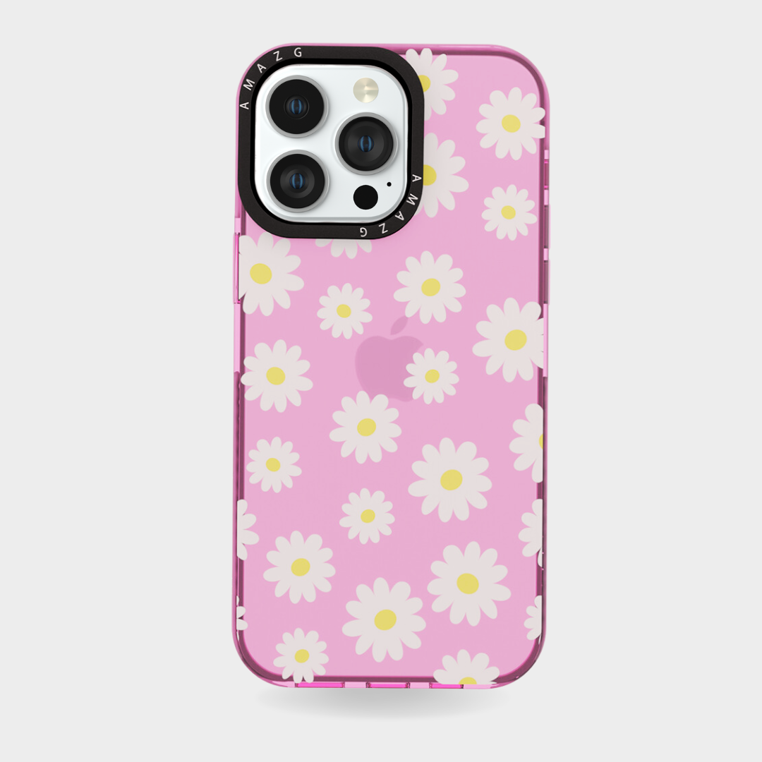 AMAZG White Daisies Resilient iPhone Case