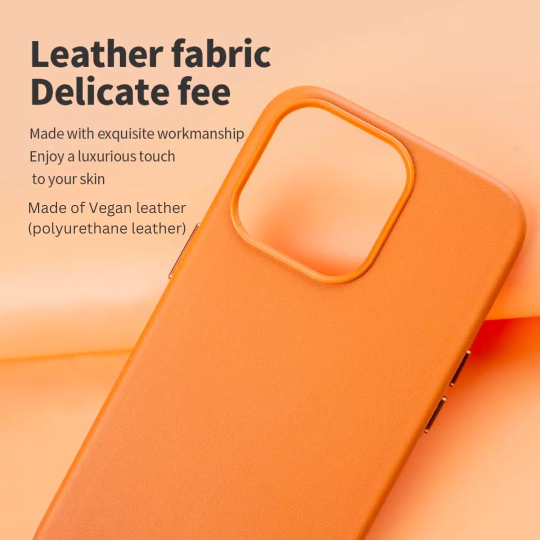 Vegan Leather MagSafe Cases