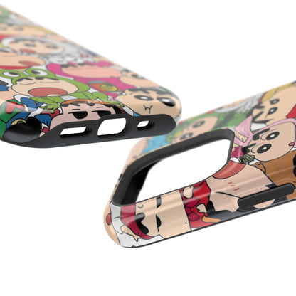 Shinchan Cartoon Case For iPhone 16 Pro Max