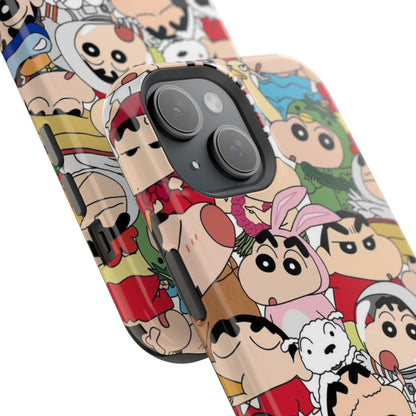 Shinchan Cartoon Case For iPhone 14 Plus